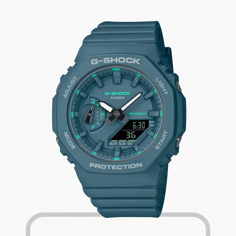 Casio G-Shock Blue Dial Carbon Watch| GMA-S2100GA-3A